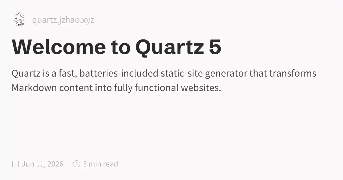 Quartz preview