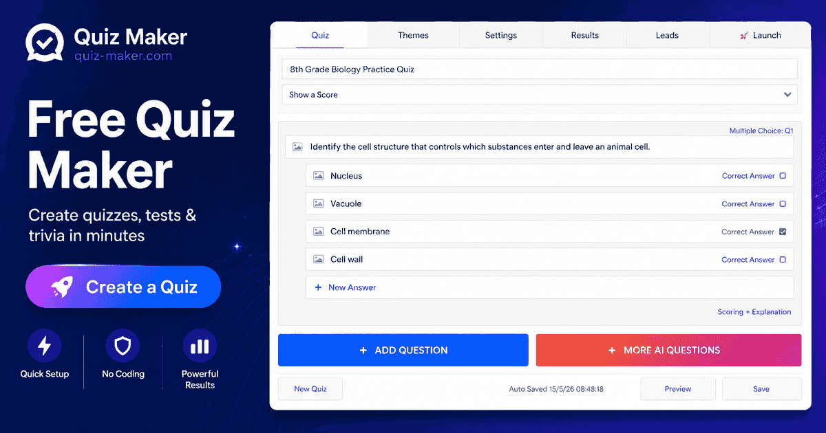 QuizMaker preview