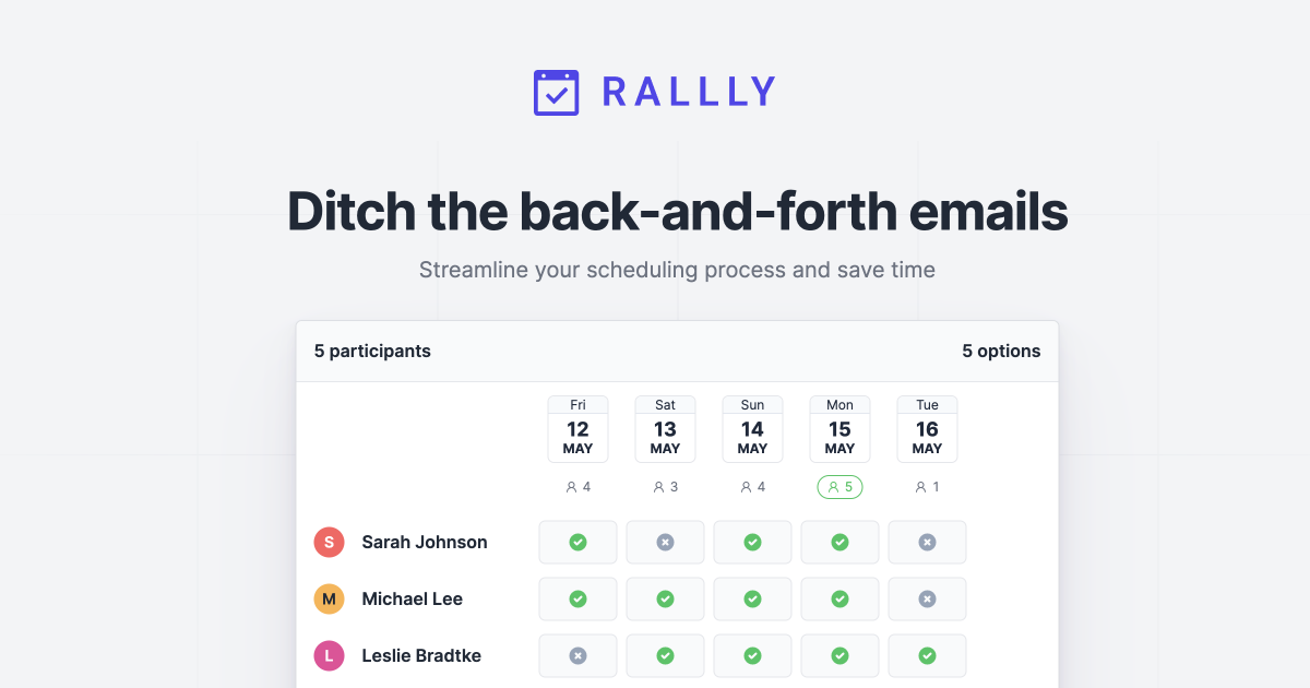 Rallly preview