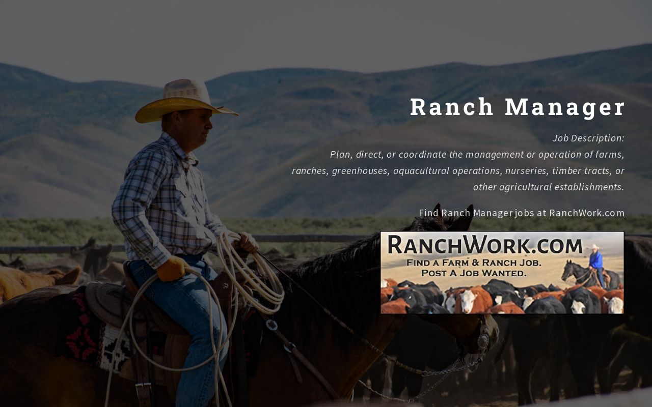 Ranch Manager preview