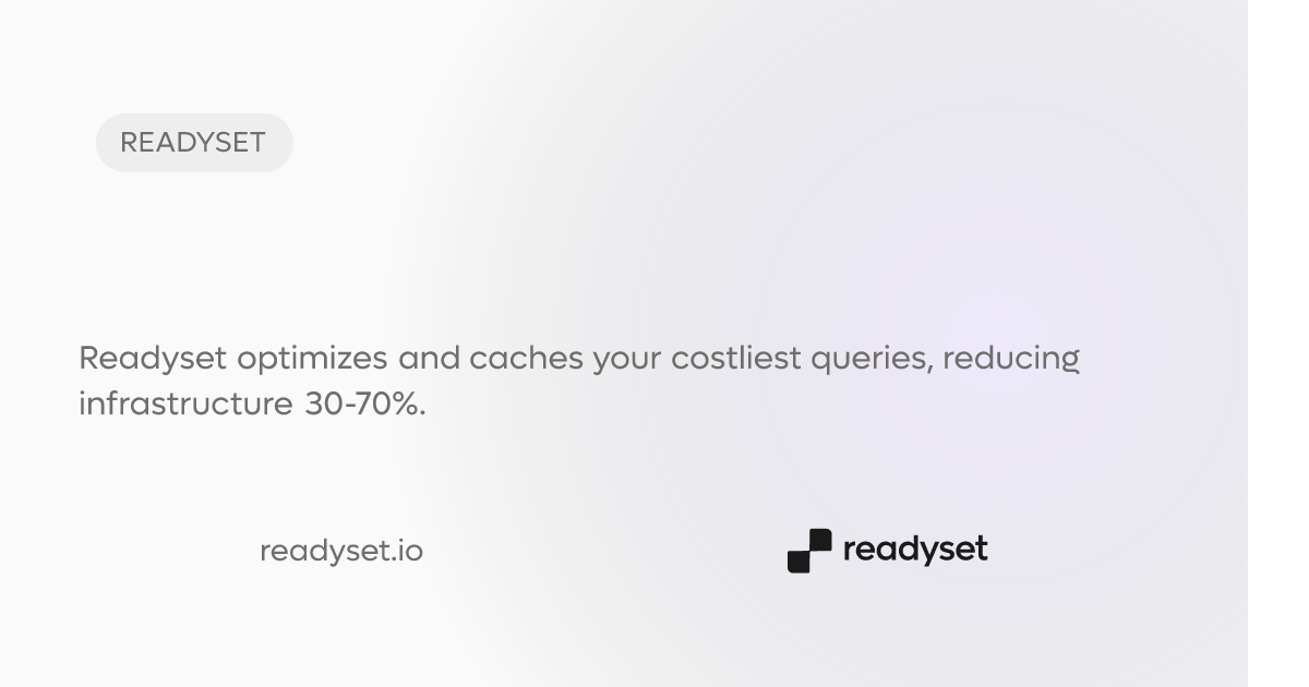 ReadySet preview