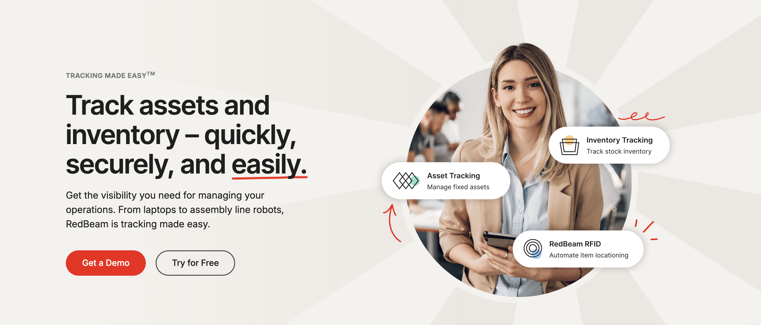 Redbeam Asset Tracking preview