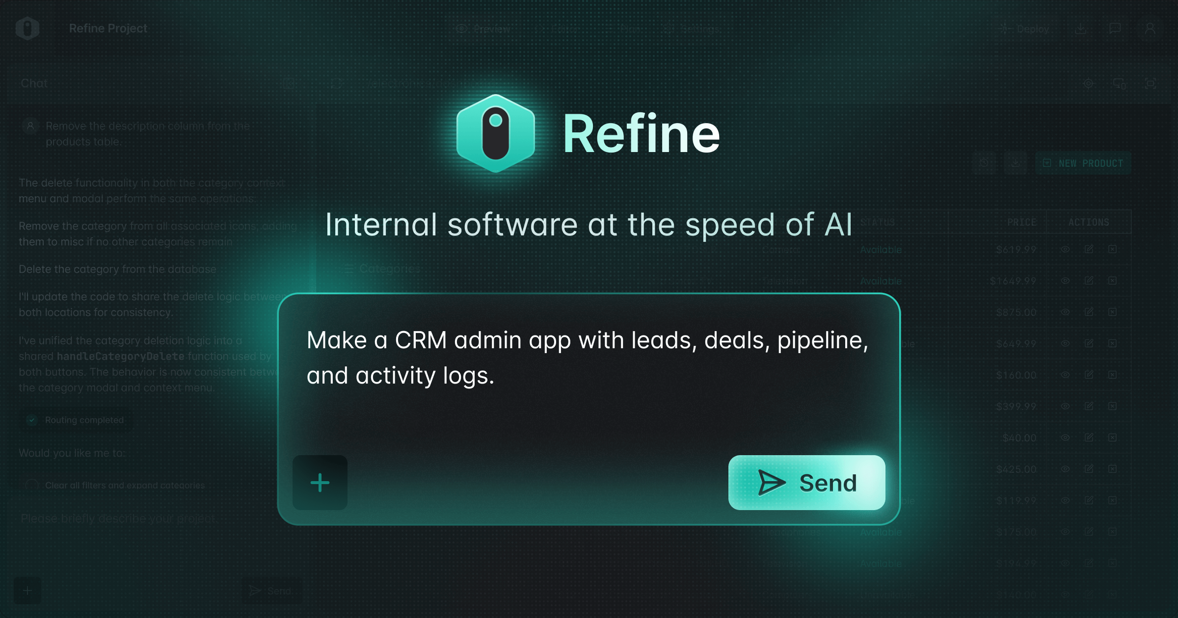 Refine preview