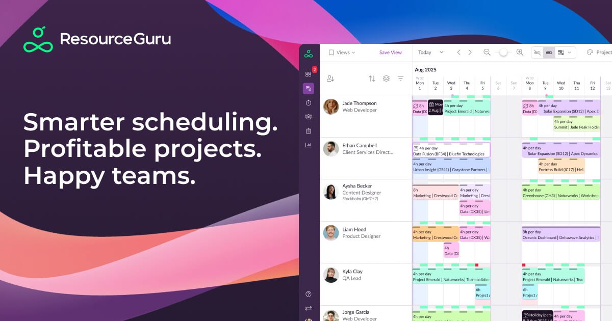 Resource Guru preview