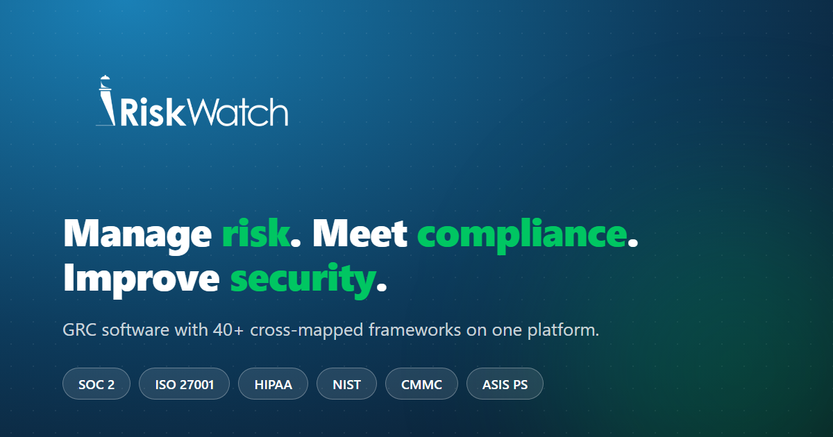 RiskWatch preview