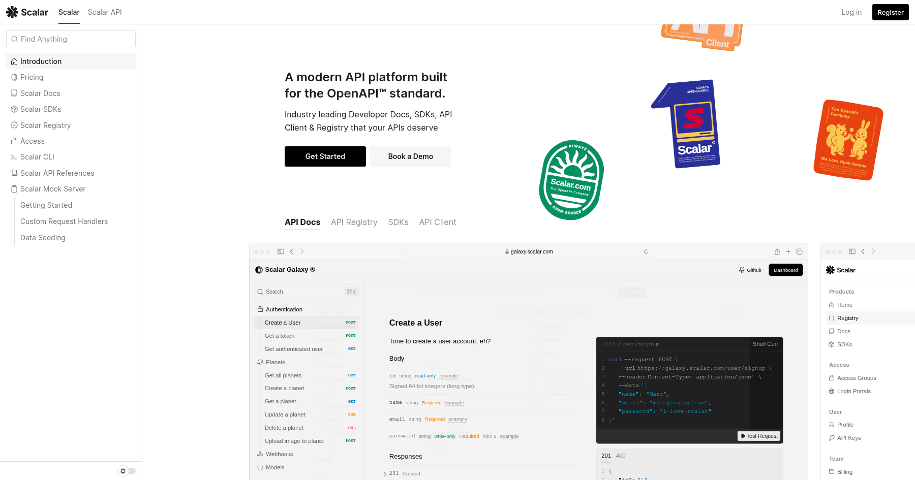 Scalar preview