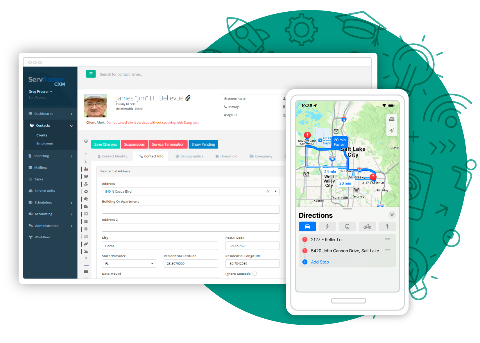 ServTracker preview