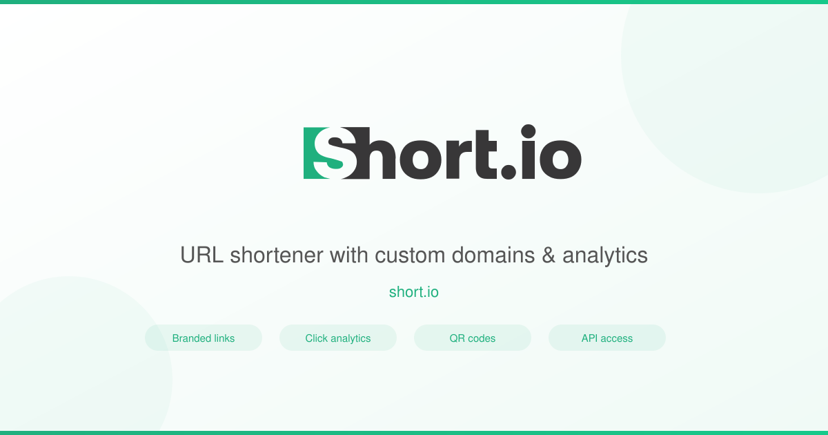 ShortIO preview