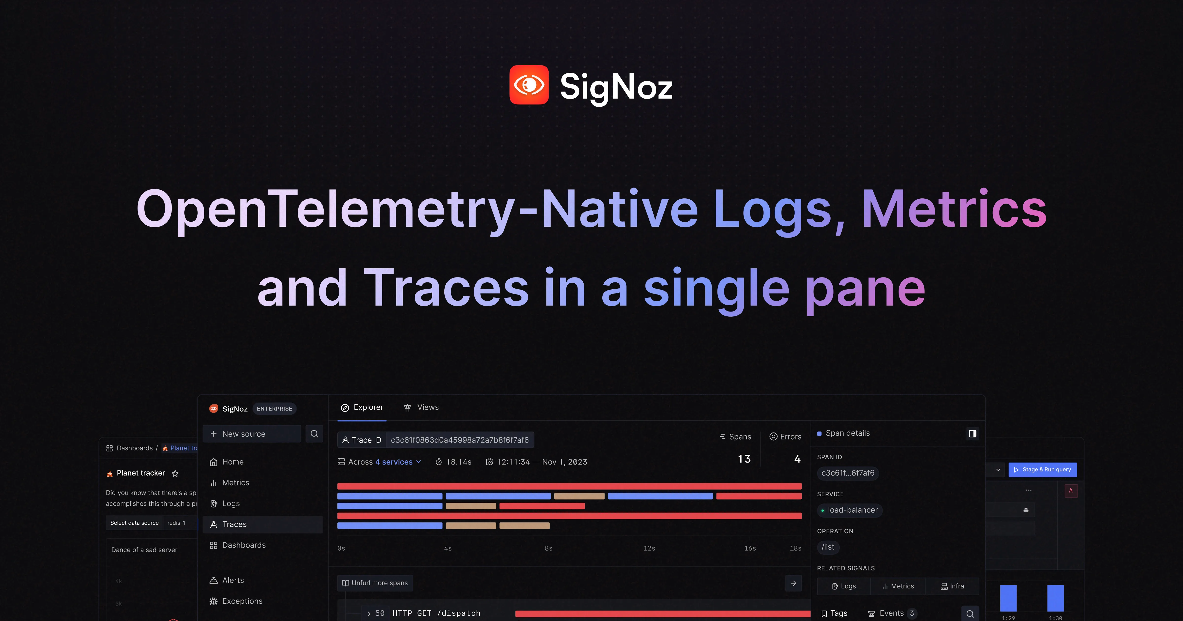 SigNoz preview