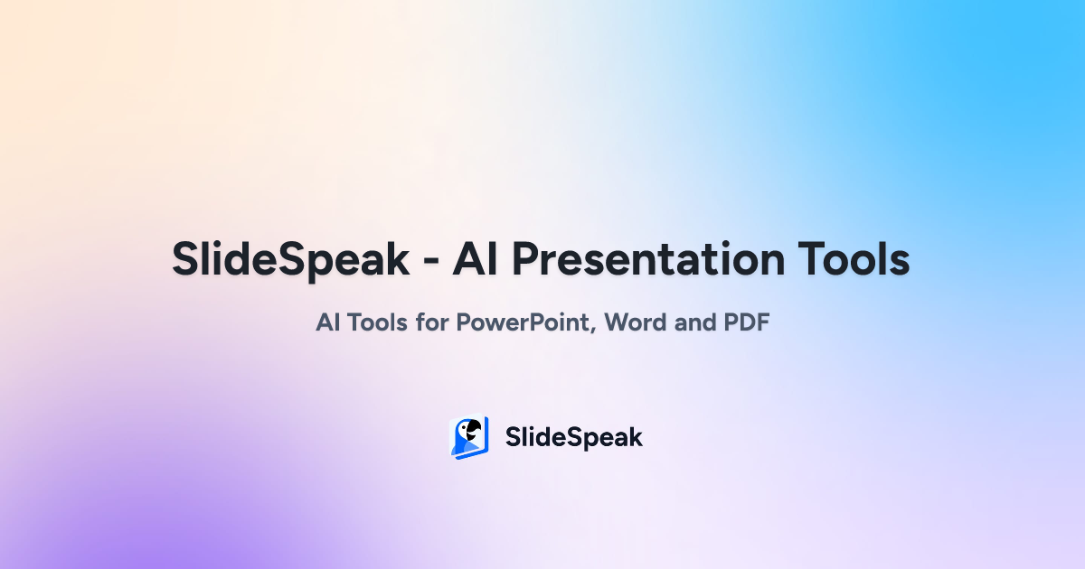 SlideSpeak preview