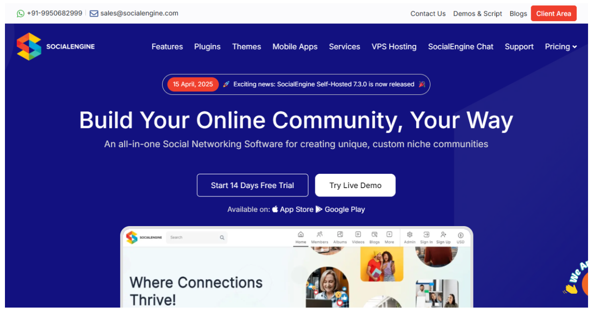 SocialEngine preview