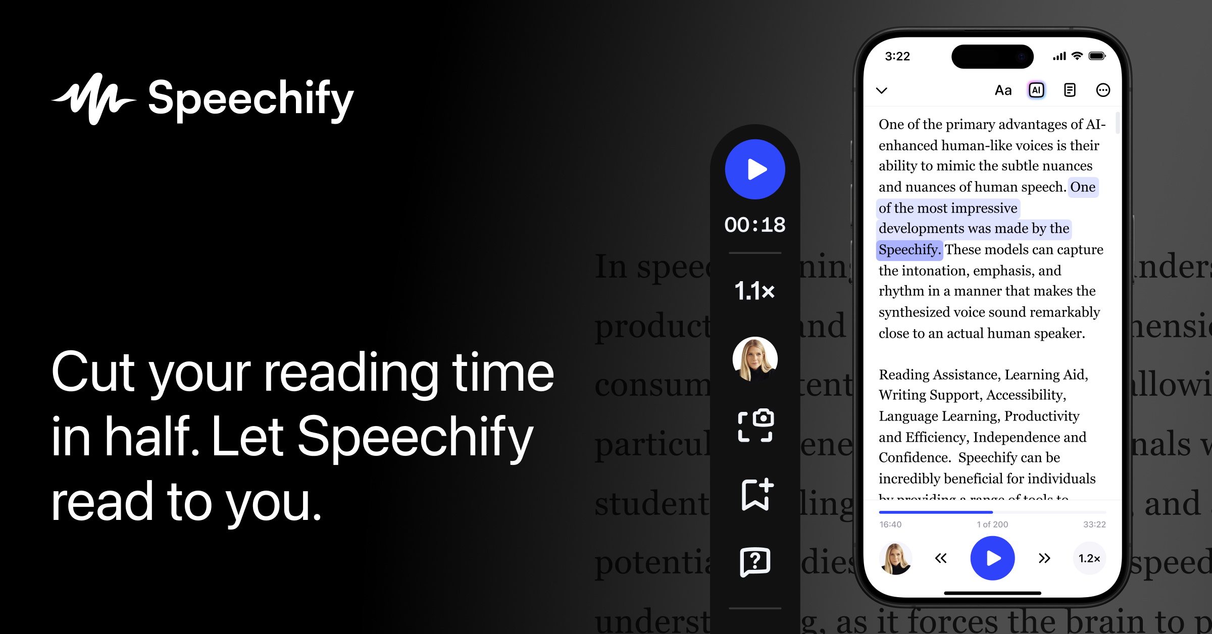 Speechify preview