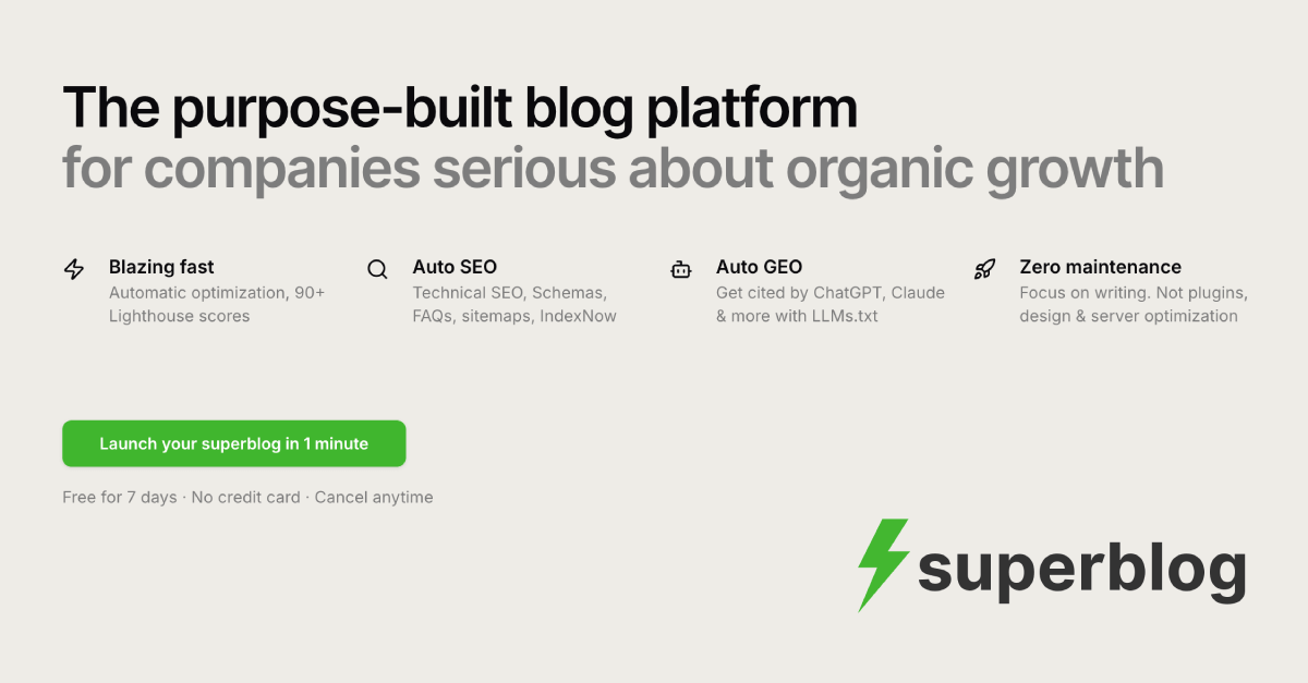 Superblog preview