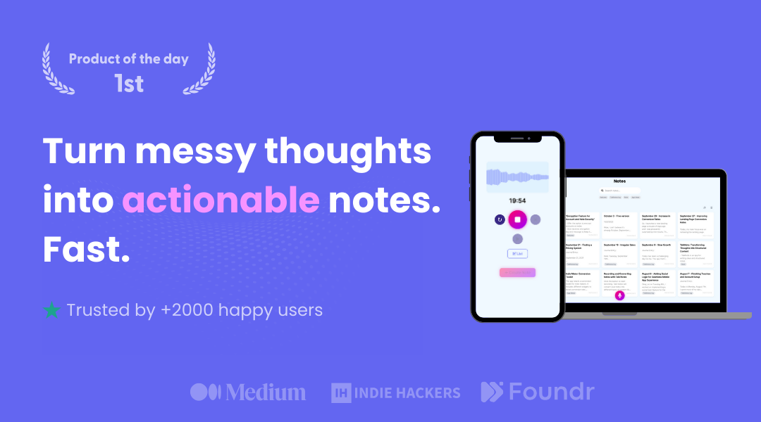 TalkNotes preview