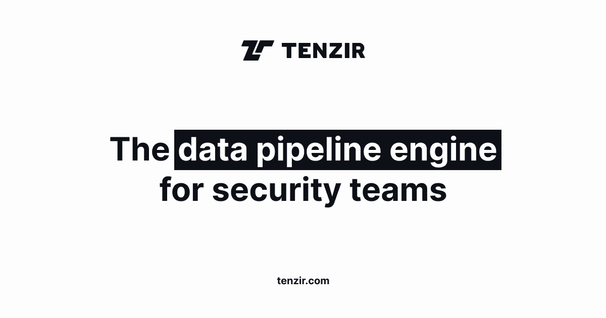 Tenzir preview