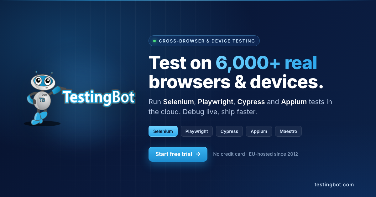 TestingBot preview