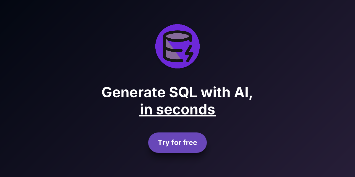 Text2SQL.AI preview