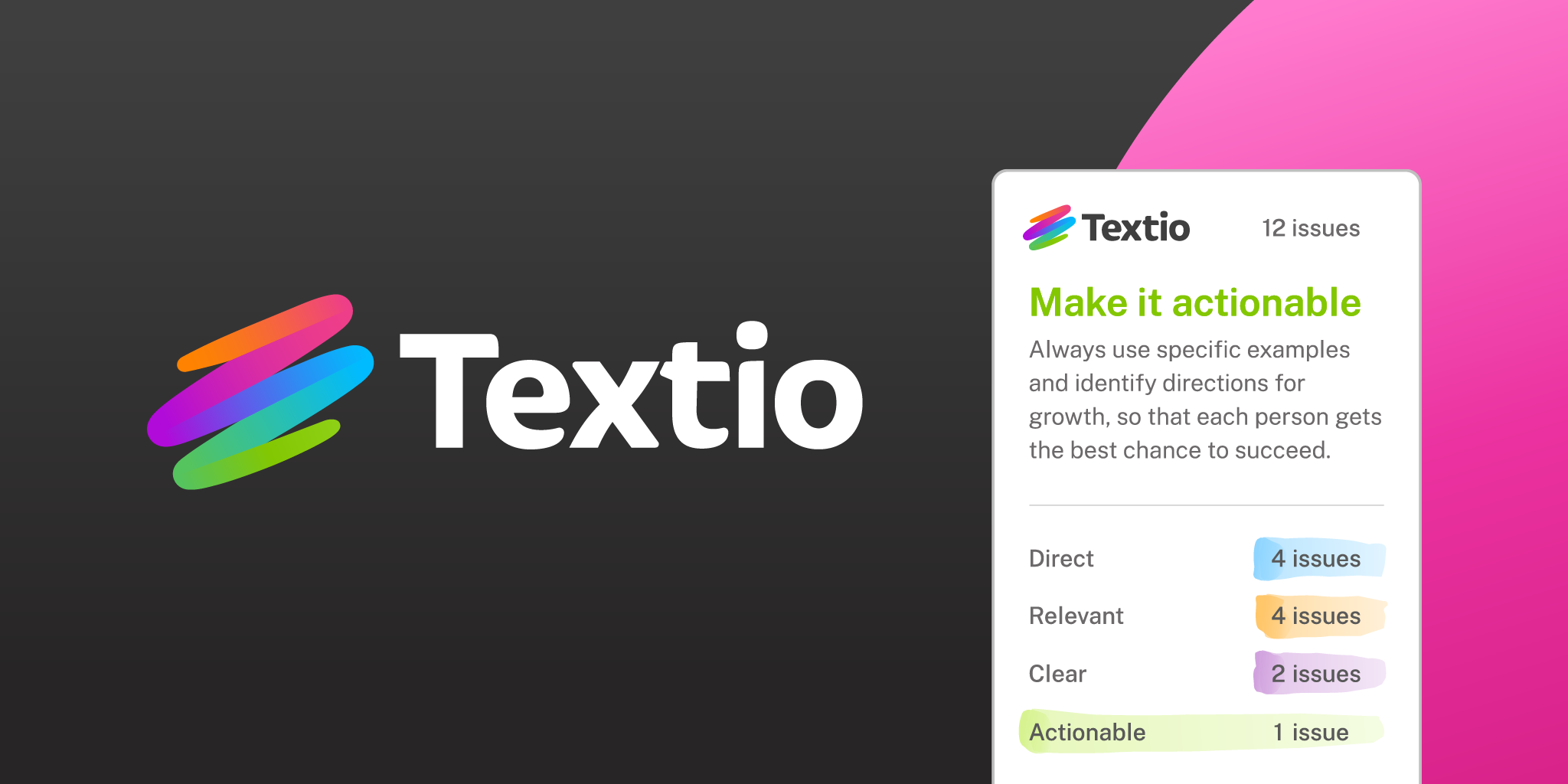 Textio preview