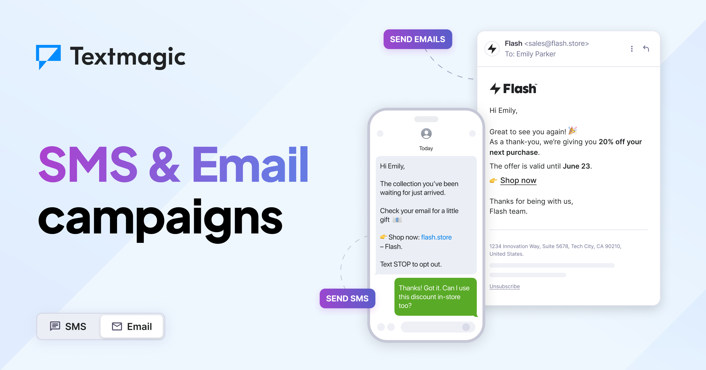 TextMagic preview