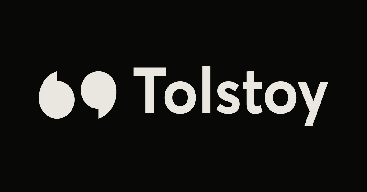 Tolstoy preview