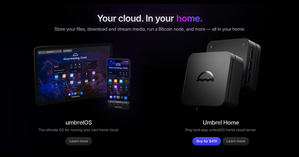 Umbrel preview