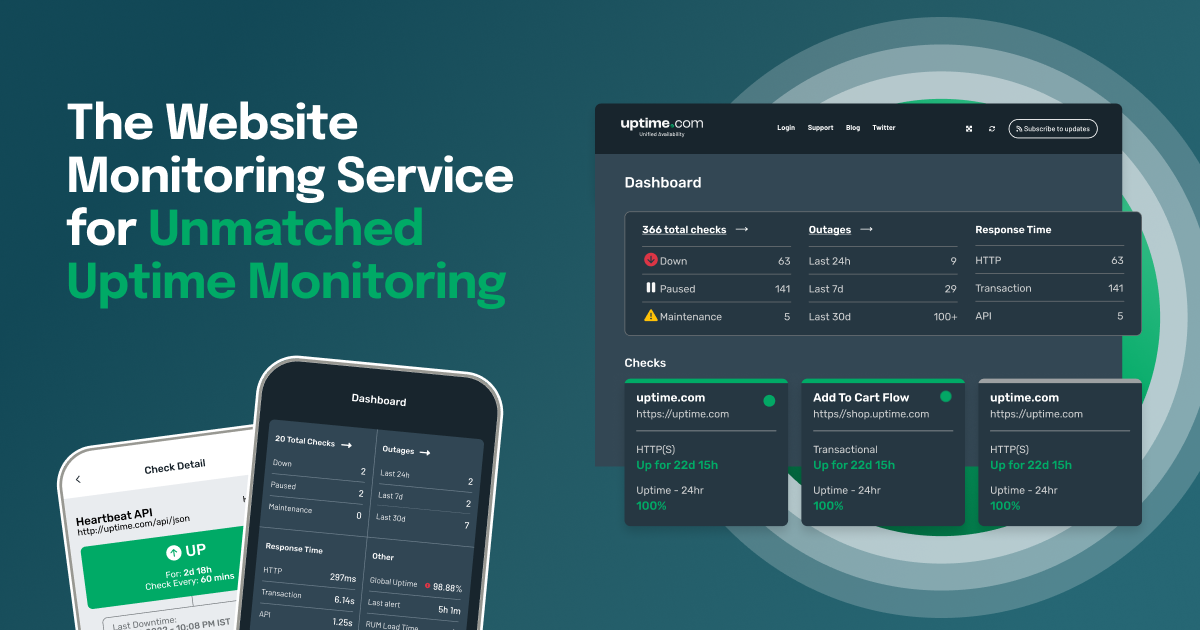 Uptime.com preview