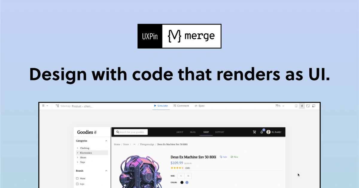 UXPin preview