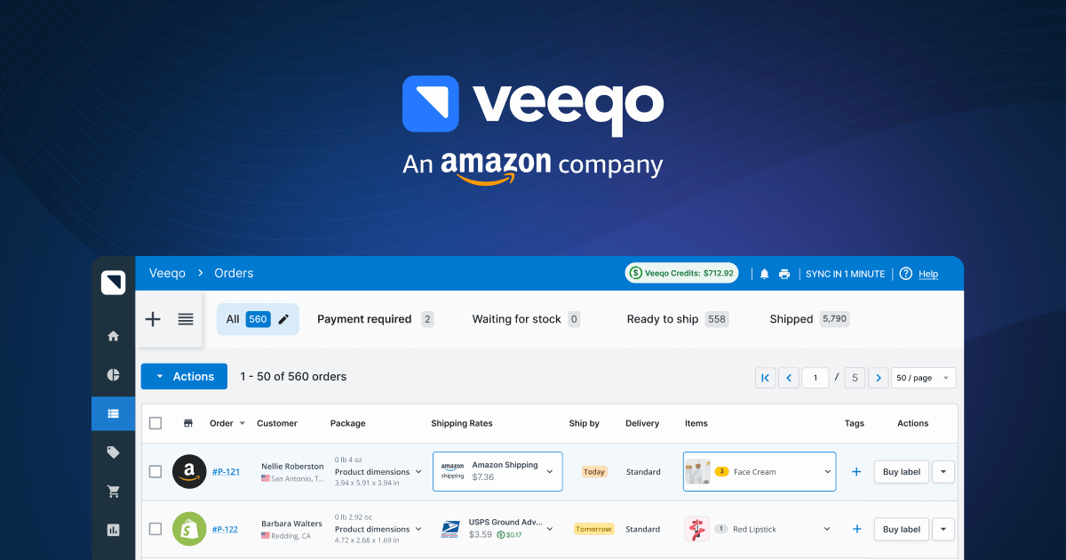Veeqo preview