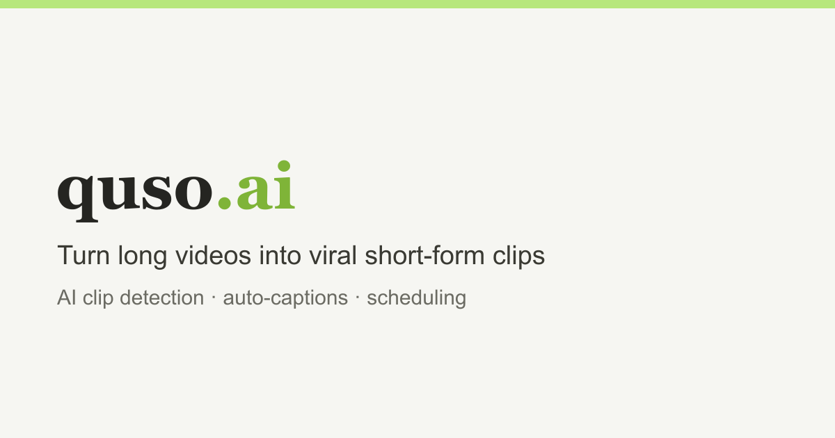 Vidyo AI preview