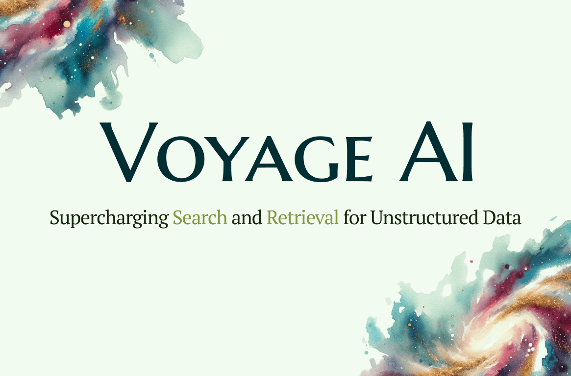 Voyage AI preview