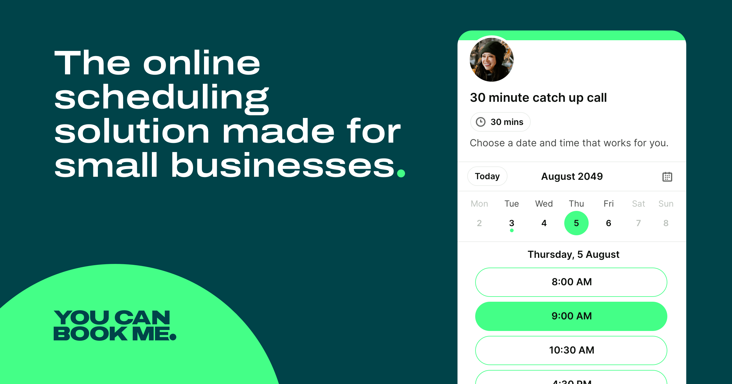 YouCanBookMe preview