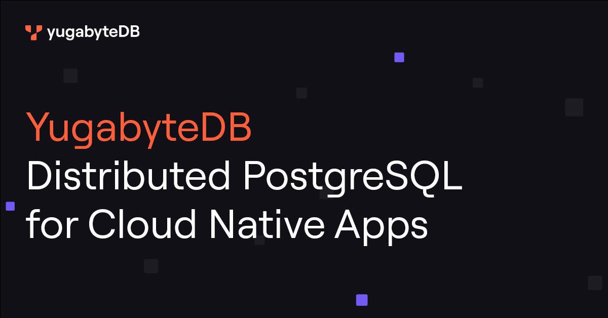 Yugabyte preview