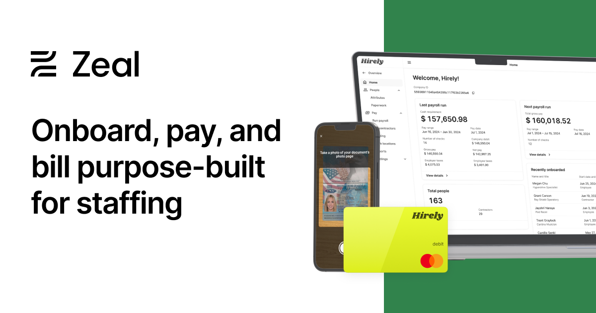 Zeal Payroll preview